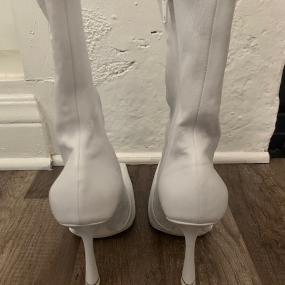 Alexander Wang Vanna High Heel Stretch Mid Calf Boots EU 37 US 7 - Picture 6 of 7